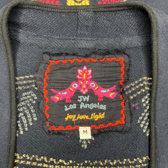 Johnny Was Embroidered Blanket Poncho - M - Picture 3 of 3